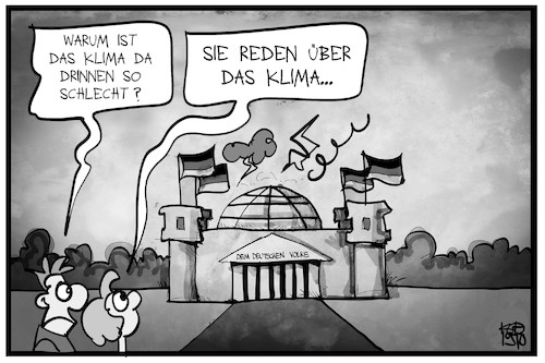 Cartoon: Klimapaket (medium) by Kostas Koufogiorgos tagged karikatur,koufogiorgos,illustration,cartoon,bundestag,reichstag,klima,paket,debatte,parlament,plenum,streit,karikatur,koufogiorgos,illustration,cartoon,bundestag,reichstag,klima,paket,debatte,parlament,plenum,streit