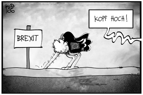 Cartoon: Kopf hoch Europa! (medium) by Kostas Koufogiorgos tagged koufogiorgos,illustration,cartoon,karikatur,austritt,brexit,eu,europa,referendum,strauss,kopf,sand,resignation,zukunft,politik,demokratie,grossbritannien,uk,koufogiorgos,illustration,cartoon,karikatur,austritt,brexit,eu,europa,referendum,strauss,kopf,sand,resignation,zukunft,politik,demokratie,grossbritannien,uk