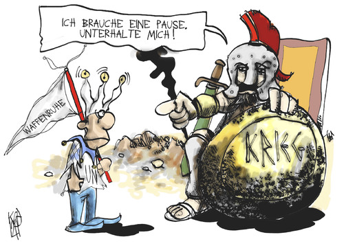 Krieg und Waffenruhe