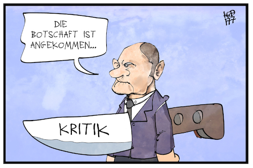 Kritik an Olaf Scholz