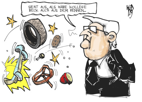 Cartoon: Kurt Beck (medium) by Kostas Koufogiorgos tagged kurt,beck,ministerpräsident,rheinland,pfalz,rücktritt,spd,innenpolitik,steinmeier,auto,schleudersitz,karikatur,kostas,koufogiorgos,kurt,beck,ministerpräsident,rheinland,pfalz,rücktritt,spd,innenpolitik,steinmeier,auto,schleudersitz,karikatur,kostas,koufogiorgos