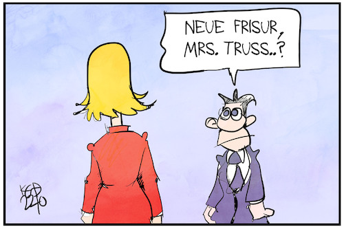 Liz Truss Von Kostas Koufogiorgos Politik Cartoon Toonpool 