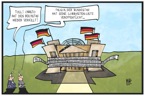 Lobbyismus Im Bundestag Von Kostas Koufogiorgos Politik Cartoon