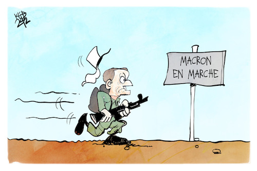 Macron en marche