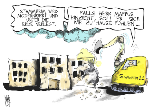 Cartoon: Mappus (medium) by Kostas Koufogiorgos tagged mappus,enbw,deal,stammheim,gefängnis,21,stuttgart,abriss,modernisierung,betrug,krikatur,kostas,koufogiorgos,mappus,enbw,deal,stammheim,gefängnis,stuttgart,betrug,modernisierung