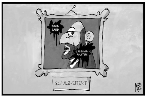 Cartoon: Martin Schulz (medium) by Kostas Koufogiorgos tagged karikatur,koufogiorgos,illustration,cartoon,schulz,spd,gemälde,bild,flecken,saarland,schleswig,holstein,karikatur,koufogiorgos,illustration,cartoon,schulz,spd,gemälde,bild,flecken,saarland,schleswig,holstein