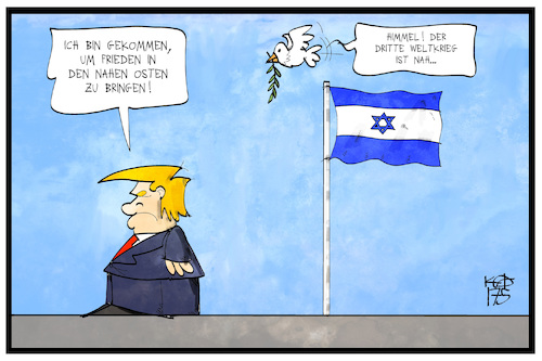 Cartoon: Nahost (medium) by Kostas Koufogiorgos tagged frieden,für,den,nahen,ostenkarikatur,koufogiorgos,illustration,cartoon,trump,israel,nahost,friedenstaube,krieg,konflikt,frieden,für,den,nahen,ostenkarikatur,koufogiorgos,illustration,cartoon,trump,israel,nahost,friedenstaube,krieg,konflikt