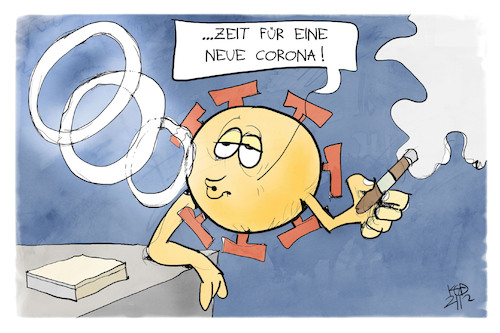 Cartoon: Omikron (medium) by Kostas Koufogiorgos tagged karikatur,koufogiorgos,illustration,cartoon,omikron,weihnachten,virus,variante,pandemie,corona,zigarre,entspannung,karikatur,koufogiorgos,illustration,cartoon,omikron,weihnachten,virus,variante,pandemie,corona,zigarre,entspannung