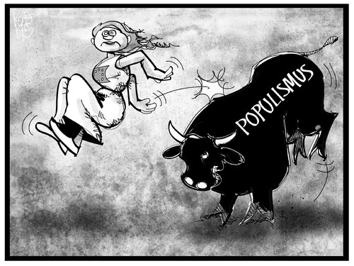 Cartoon: Populismus in der EU (medium) by Kostas Koufogiorgos tagged karikatur,koufogiorgos,illustration,cartoon,wahl,europawahl,stier,zeus,europa,populismus,politik,demokratie,karikatur,koufogiorgos,illustration,cartoon,wahl,europawahl,stier,zeus,europa,populismus,politik,demokratie