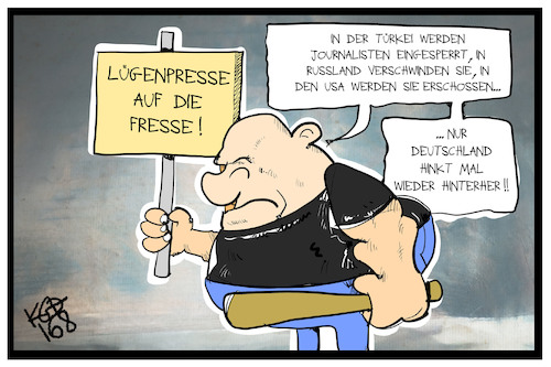 Pressefreiheit Von Kostas Koufogiorgos Politik Cartoon Toonpool