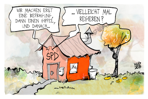 Regierungspartei SPD (medium) Cartoon: Regierungspartei SPD (medium) by Kostas Koufogiorgos tagged karikatur,koufogiorgos,spd,bürgergeld,reform,haus,regieren,partei,sozialdemokraten,karikatur,koufogiorgos,spd,bürgergeld,reform,haus,regieren,partei,sozialdemokraten