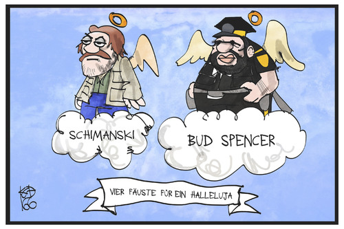 Schimanski und Bud Spencer