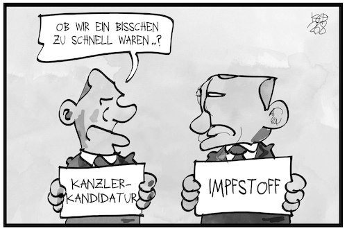 Cartoon: Schnellschüsse (medium) by Kostas Koufogiorgos tagged karikatur,koufogiorgos,illustration,cartoon,scholz,spd,kanzlerkandidat,politik,partei,sozialdemokraten,putin,impfstoff,corona,verfrüht,karikatur,koufogiorgos,illustration,cartoon,scholz,spd,kanzlerkandidat,politik,partei,sozialdemokraten,putin,impfstoff,corona,verfrüht