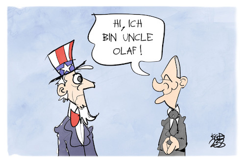 Scholz in den USA