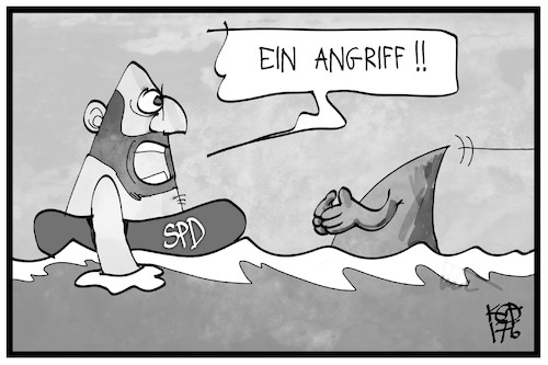 Schulz und Merkel