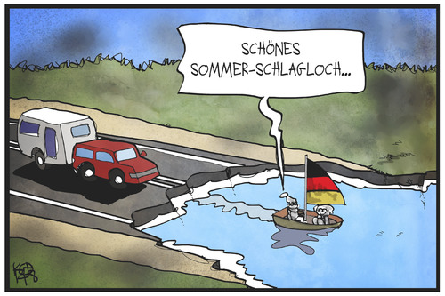 Sommer-Schlagloch