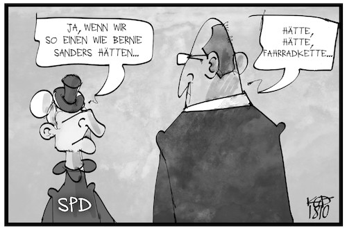 Cartoon: SPD (medium) by Kostas Koufogiorgos tagged karikatur,koufogiorgos,illustration,cartoon,spd,führungsfigur,steinbrück,tante,sozialdemokratie,partei,karikatur,koufogiorgos,illustration,cartoon,spd,führungsfigur,steinbrück,tante,sozialdemokratie,partei