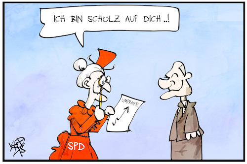 Cartoon: SPD (medium) by Kostas Koufogiorgos tagged karikatur,koufogiorgos,illustration,cartoon,spd,scholz,tante,sozialdemokraten,umfrage,karikatur,koufogiorgos,illustration,cartoon,spd,scholz,tante,sozialdemokraten,umfrage