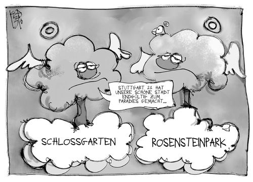 Cartoon: Stuttgart 21 (medium) by Kostas Koufogiorgos tagged stuttgart,21,baum,rosensteinpark,bahn,schlossgarten,gelbkopfamazone,umwelt,paradies,papagei,park,karikatur,koufogiorgos,stuttgart,21,baum,rosensteinpark,bahn,schlossgarten,gelbkopfamazone,umwelt,paradies,papagei,park,karikatur,koufogiorgos