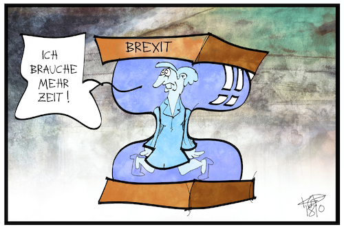 Cartoon: Theresa May (medium) by Kostas Koufogiorgos tagged karikatur,koufogiorgos,illustration,cartoon,theresa,may,sanduhr,uk,brexit,grossbritannien,karikatur,koufogiorgos,illustration,cartoon,theresa,may,sanduhr,uk,brexit,grossbritannien