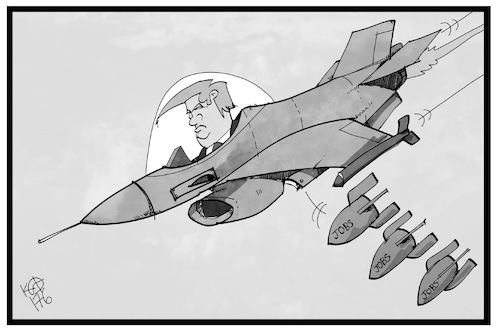 Cartoon: Trump bringt Jobs (medium) by Kostas Koufogiorgos tagged karikatur,koufogiorgos,illustration,cartoon,trump,jobs,waffen,waffendeal,saudi,arabien,flugzeug,wirtschaft,bombe,bombardierung,usa,karikatur,koufogiorgos,illustration,cartoon,trump,jobs,waffen,waffendeal,saudi,arabien,flugzeug,wirtschaft,bombe,bombardierung,usa