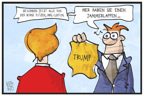 Trump und Clinton