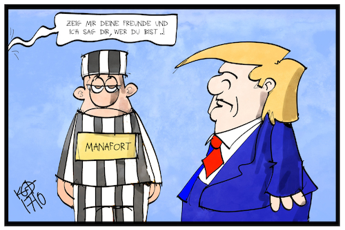 Cartoon: Trumps Freunde (medium) by Kostas Koufogiorgos tagged karikatur,koufogiorgos,illustration,cartoon,trump,manafort,usa,freund,arrest,gefängnis,wahlkampfmanager,karikatur,koufogiorgos,illustration,cartoon,trump,manafort,usa,freund,arrest,gefängnis,wahlkampfmanager