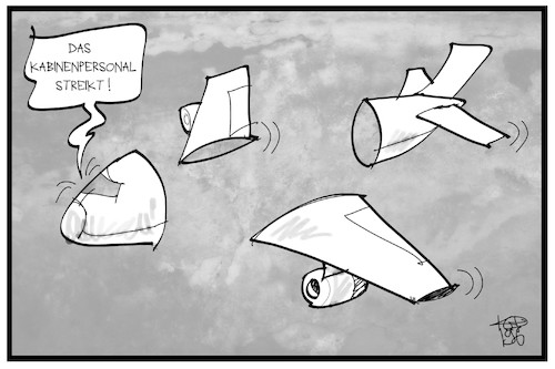 Cartoon: UFO-Streik (medium) by Kostas Koufogiorgos tagged karikatur,koufogiorgos,illustration,cartoon,ufo,flugbegleiter,streik,flugzeug,arbeit,arbeitskampf,karikatur,koufogiorgos,illustration,cartoon,ufo,flugbegleiter,streik,flugzeug,arbeit,arbeitskampf