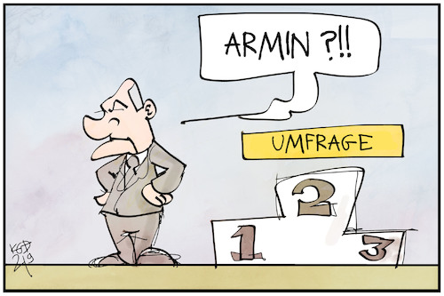 Cartoon: Umfrage (medium) by Kostas Koufogiorgos tagged karikatur,koufogiorgos,illustration,cartoon,bundestagswahl,treppchen,sieger,scholz,laschet,karikatur,koufogiorgos,illustration,cartoon,bundestagswahl,treppchen,sieger,scholz,laschet