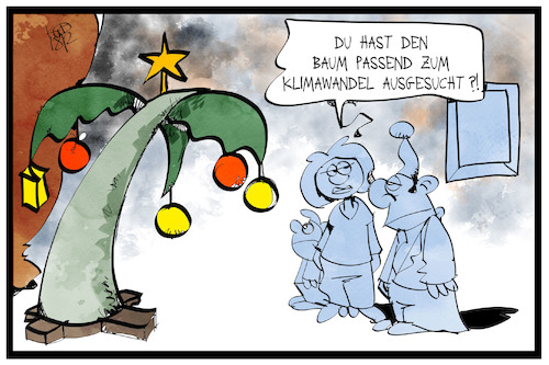 Cartoon: Warme Weihnachten (medium) by Kostas Koufogiorgos tagged karikatur,koufogiorgos,illustration,cartoon,baum,klimawandel,palme,weihnachtsbaum,familie,bescherung,umwelt,erderwärmung,tradition,karikatur,koufogiorgos,illustration,cartoon,baum,klimawandel,palme,weihnachtsbaum,familie,bescherung,umwelt,erderwärmung,tradition