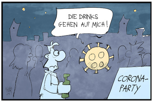 Warnung vor Corona-Parties