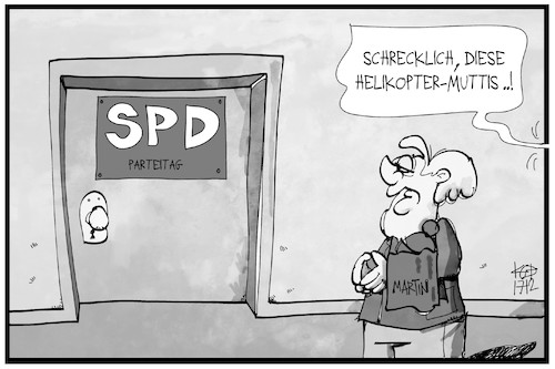 Cartoon: Warten auf die SPD (medium) by Kostas Koufogiorgos tagged karikatur,koufogiorgos,illustration,cartoon,spd,merkel,helikopter,eltern,mutti,abholen,schulz,regierungsbildung,partei,parteitag,demokratie,karikatur,koufogiorgos,illustration,cartoon,spd,merkel,helikopter,eltern,mutti,abholen,schulz,regierungsbildung,partei,parteitag,demokratie