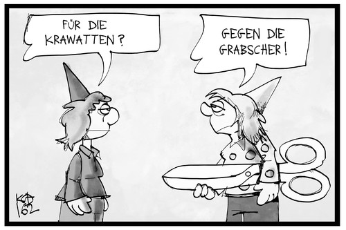 Cartoon: Weiberfastnacht 2016 (medium) by Kostas Koufogiorgos tagged karikatur,koufogiorgos,illustration,cartoon,fastnacht,fasching,schere,krawatte,abschneiden,grabscher,frau,verteidigung,belästigung,karneval,karikatur,koufogiorgos,illustration,cartoon,fastnacht,fasching,schere,krawatte,abschneiden,grabscher,frau,verteidigung,belästigung,karneval