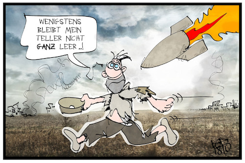 Cartoon: Welthunger-Index (medium) by Kostas Koufogiorgos tagged karikatur,koufogiorgos,illustration,cartoon,hunger,welthunger,index,waffen,rüstung,armut,teller,krieg,konflikt,rakete,einschlag,flucht,karikatur,koufogiorgos,illustration,cartoon,hunger,welthunger,index,waffen,rüstung,armut,teller,krieg,konflikt,rakete,einschlag,flucht