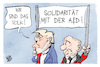Cartoon: AfD (small) by Kostas Koufogiorgos tagged karikatur,koufogiorgos,afd,trump,putin,solidarität,protest,demonstration