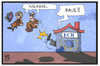 Cartoon: AfD raus! (small) by Kostas Koufogiorgos tagged karikatur,koufogiorgos,illustration,cartoon,afd,europa,ecr,fraktion,europaparlament,rauswurf,ausländer,raus,rechtspopulismus