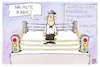 Cartoon: Ampel-Streit (small) by Kostas Koufogiorgos tagged karikatur,koufogiorgos,ampel,boxring,ringrichter,akw,streit,maskenpflicht,einbürgerung,tempolimit,boxen,regierung