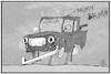 Cartoon: Andreas Scheuer (small) by Kostas Koufogiorgos tagged karikatur,koufogiorgos,illustration,cartoon,andreas,scheuer,auto,maut,untersuchungsausschuss