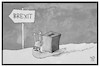 Cartoon: Auf zum Brexit (small) by Kostas Koufogiorgos tagged karikatur,cartoon,koufogiorgos,illustration,schnecke,uk,grossbritannien,brexit,demokratie,abstimmung,tempo,eu,europa,austritt
