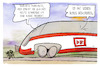 Cartoon: Bahn-Mitarbeiter erhalten Boni (small) by Kostas Koufogiorgos tagged karikatur,koufogiorgos,bonus,freibier,geld,lokführer
