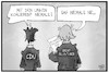 Cartoon: CDU und Linke (small) by Kostas Koufogiorgos tagged karikatur,koufogiorgos,illustration,cartoon,cdu,linke,partei,koalition,brexit,brextension,neuwahl,uk