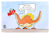Cartoon: Chinas Verteidigungsminister (small) by Kostas Koufogiorgos tagged karikatur,koufogiorgos,china,li,drache,verteidigungsminister