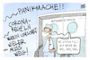 Cartoon: Corona-Maßnahmen (small) by Kostas Koufogiorgos tagged karikatur,koufogiorgos,corona,maßnahmen,krankenhaus,intensivstation,pandemie