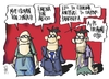 Cartoon: cut ups (small) by Kostas Koufogiorgos tagged austerity,plan,wages,pensions,greece,eurocrisis,eurozone,anergia,sintaxeis,misthoi,skitso,catoon,koufogiorgos