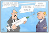 Cartoon: Demokratie-Impfstoff (small) by Kostas Koufogiorgos tagged karikatur,koufogiorgos,illustration,cartoon,impfstoff,demokratie,lukaschenko,putin,russland,belarus,corona,virus
