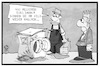 Cartoon: Deutsche Bank (small) by Kostas Koufogiorgos tagged karikatur,koufogiorgos,illustration,cartoon,deutsche,bank,waschmaschine,geldwäsche,reparatur,zahlung,strafe,wirtschaft,betrug,vergleich