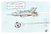 Cartoon: DFB (small) by Kostas Koufogiorgos tagged karikatur,koufogiorgos,dfb,1000,fußball,air,defender