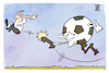 Cartoon: Die DFB-Auswahl in der Krise (small) by Kostas Koufogiorgos tagged karikatur,koufogiorgos,dfb,fußball,nationalmannschaft