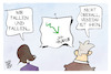 Cartoon: Die Grünen (small) by Kostas Koufogiorgos tagged karikatur,koufogiorgos,venedig,grün,umfrage,partei,wasser