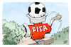 Cartoon: Die Pläne der FIFA (small) by Kostas Koufogiorgos tagged karikatur,koufogiorgos,fleischwolf,geld,fussball,fifa,kommerz